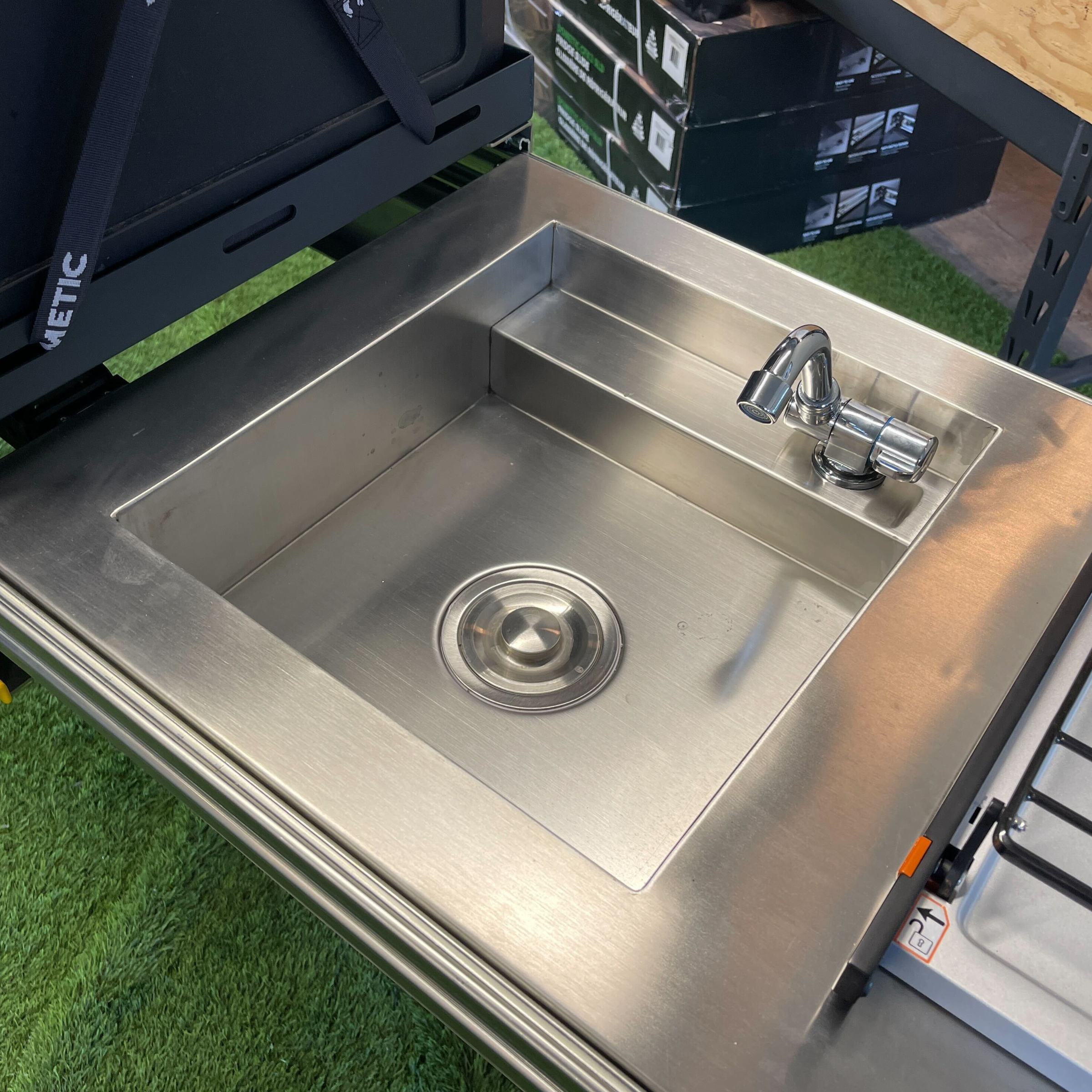 Mid-Size Tongue Box Camp Kitchen (Left Side)