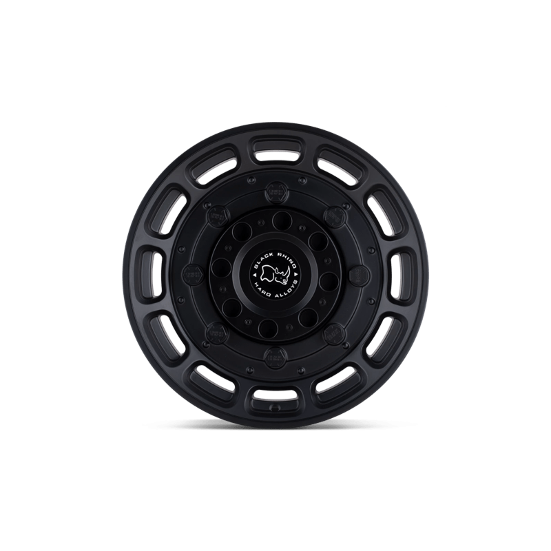 Set of Four - Black Rhino Warthog BRWHG 17X8.5 5X5.0 M-BLK 0MM