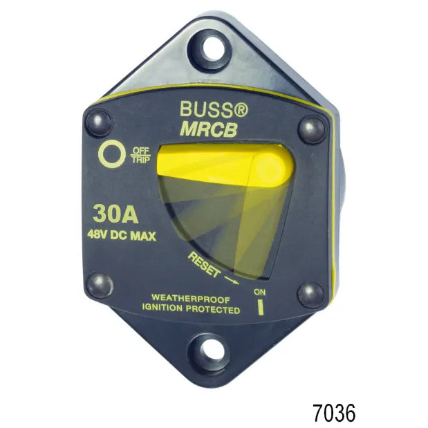 Part - Series 187 Panel Mount Thermal Circuit Breaker, 30A