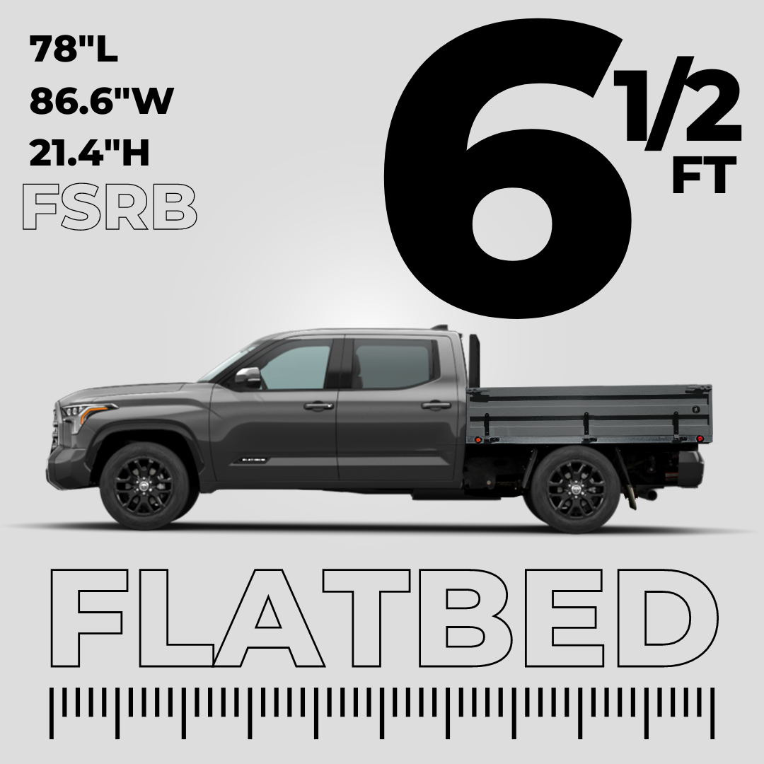 Full Size Regular Aluminum Flatbed Truck Body - with Headache Rack