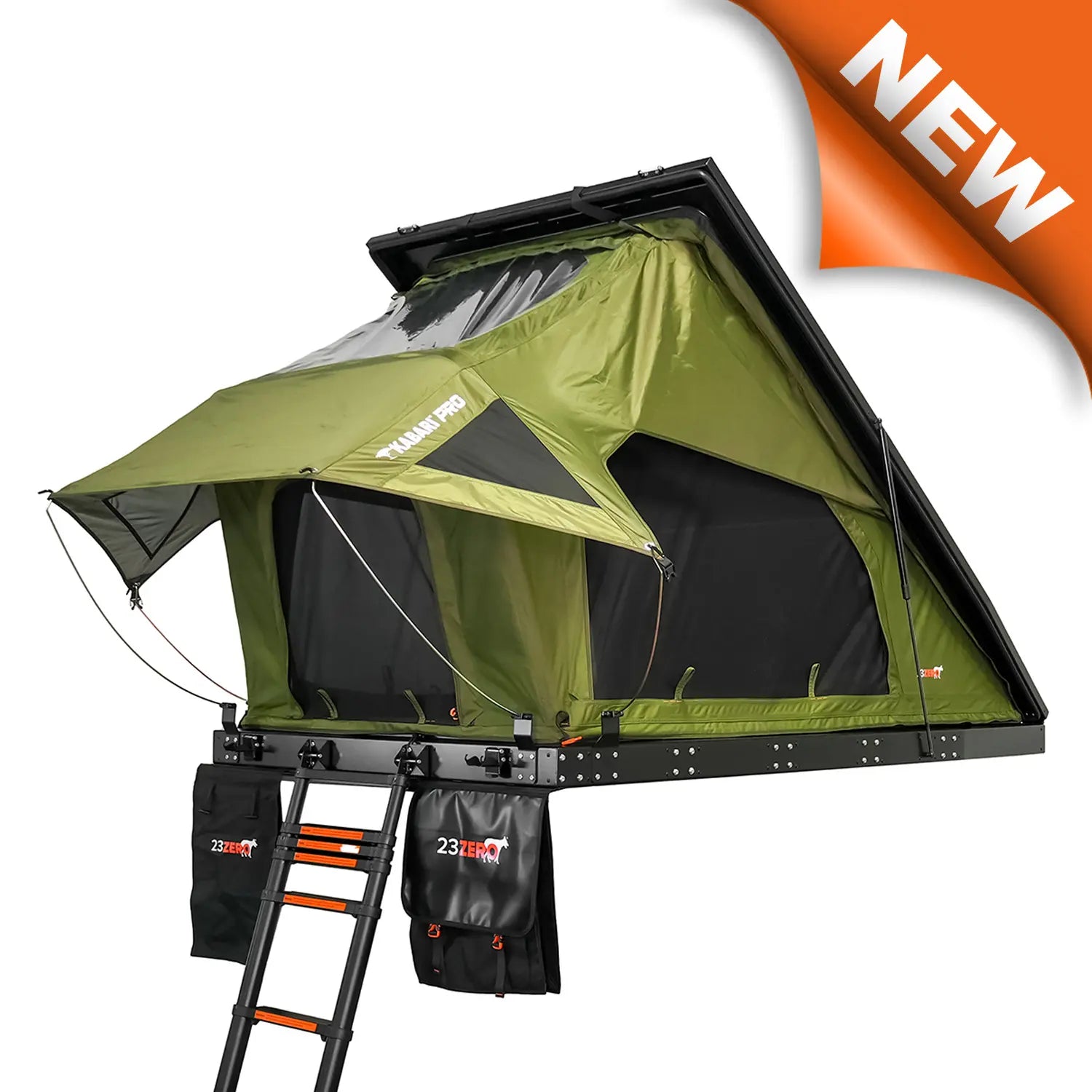 23Zero Kabari PRO Aluminum Clam Shell Roof Top Tent – Next Jump