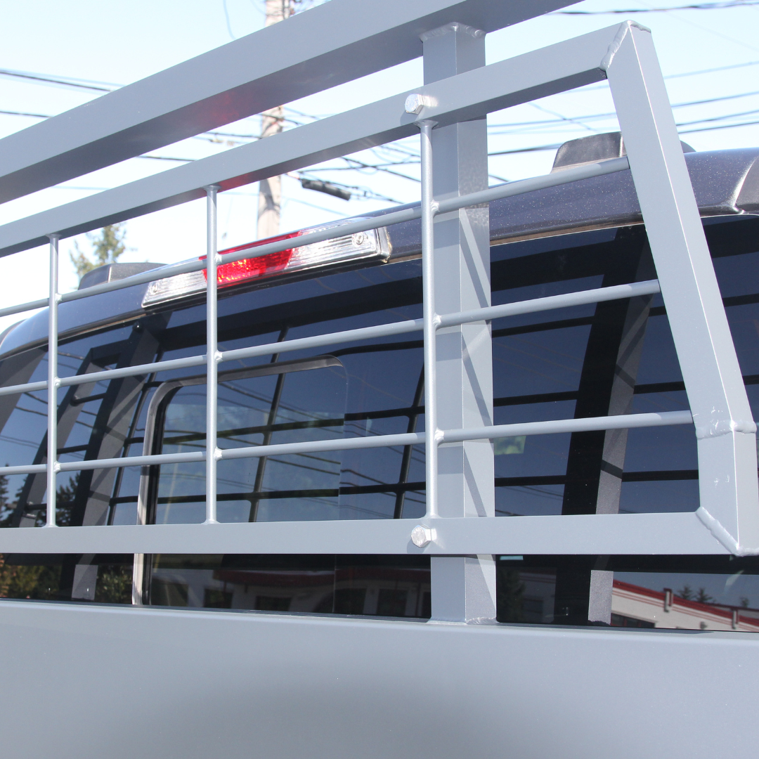 Full Size Regular Aluminum Flatbed Truck Body - with Headache Rack