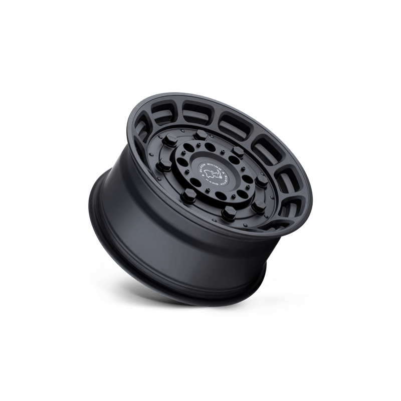 Set of Four - Black Rhino Warthog BRWHG 17X8.5 5X5.0 M-BLK 0MM