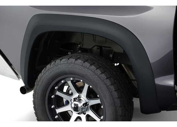 Bushwacker (BUS) 30926-02 22-C TUNDRA EXTEND-A-FENDER STYLE FENDER FLARE 4PC TXT BLACK - 3 Hour Install