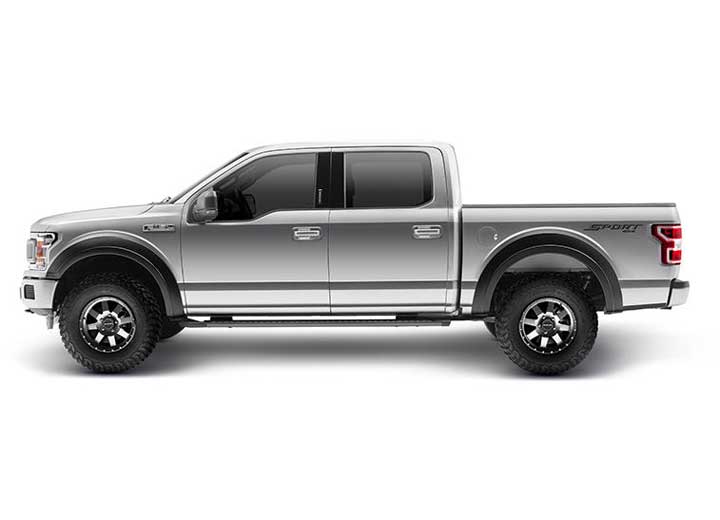 Bushwacker (BUS) 30926-02 22-C TUNDRA EXTEND-A-FENDER STYLE FENDER FLARE 4PC TXT BLACK - 3 Hour Install