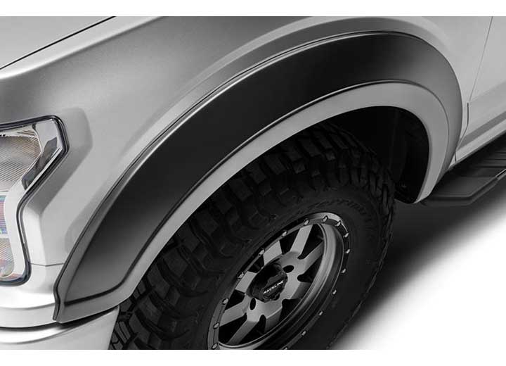 Bushwacker (BUS) 30926-02 22-C TUNDRA EXTEND-A-FENDER STYLE FENDER FLARE 4PC TXT BLACK - 3 Hour Install