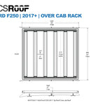 ACS ROOF | Over Cab Platform Rack for FORD SUPERDUTY