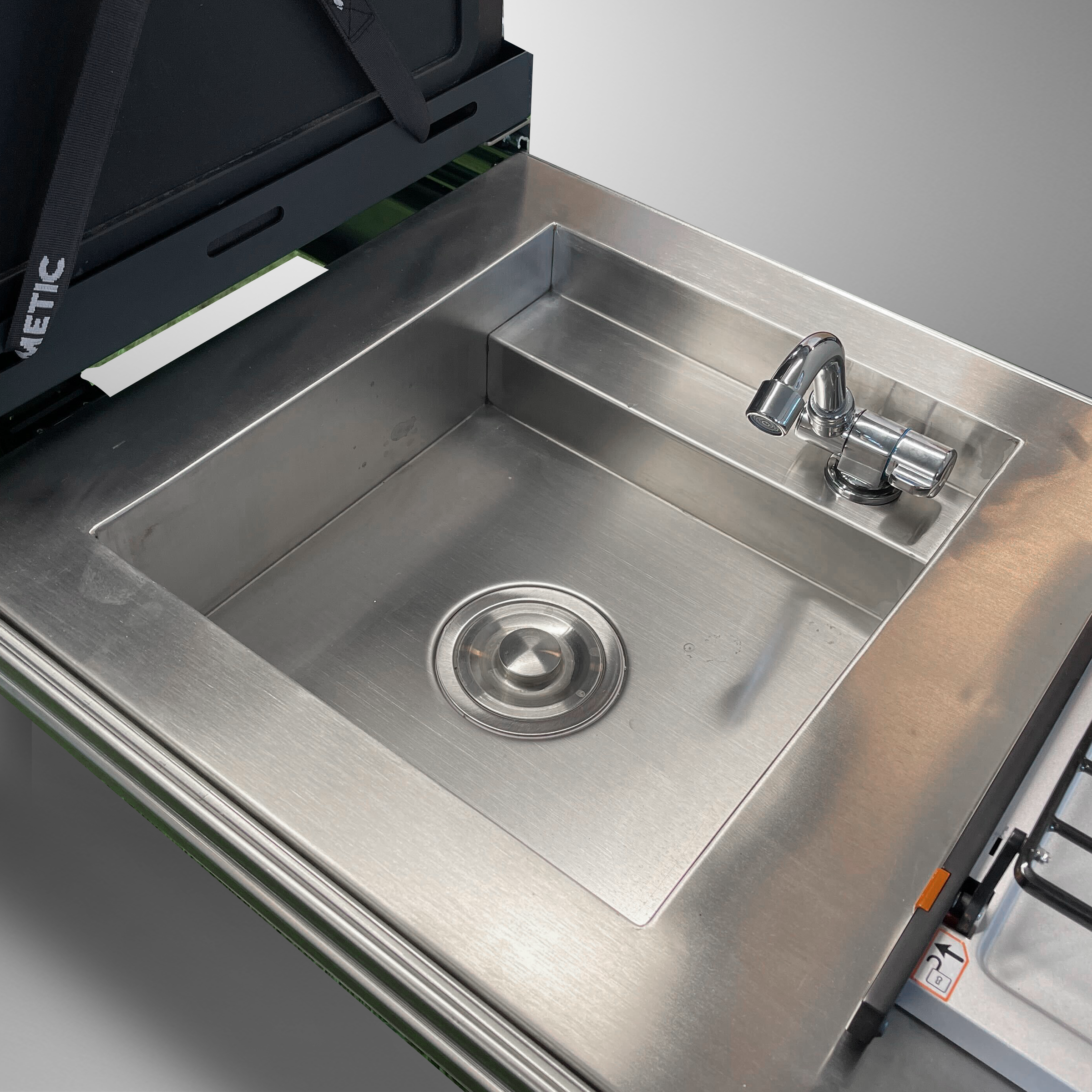 Mid-Size Tongue Box Camp Kitchen (Left Side)