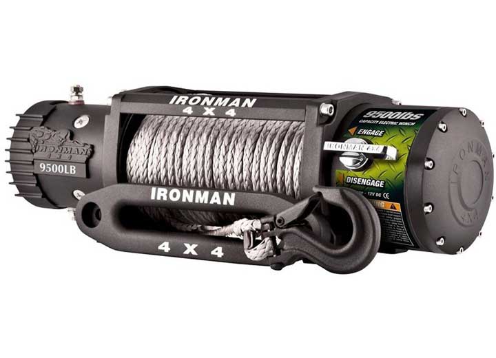 Ironman 4x4 (IRM) WWB9500SR MONSTER WINCH 9,500LBS SYNTHETIC ROPE - 3 Hour Install