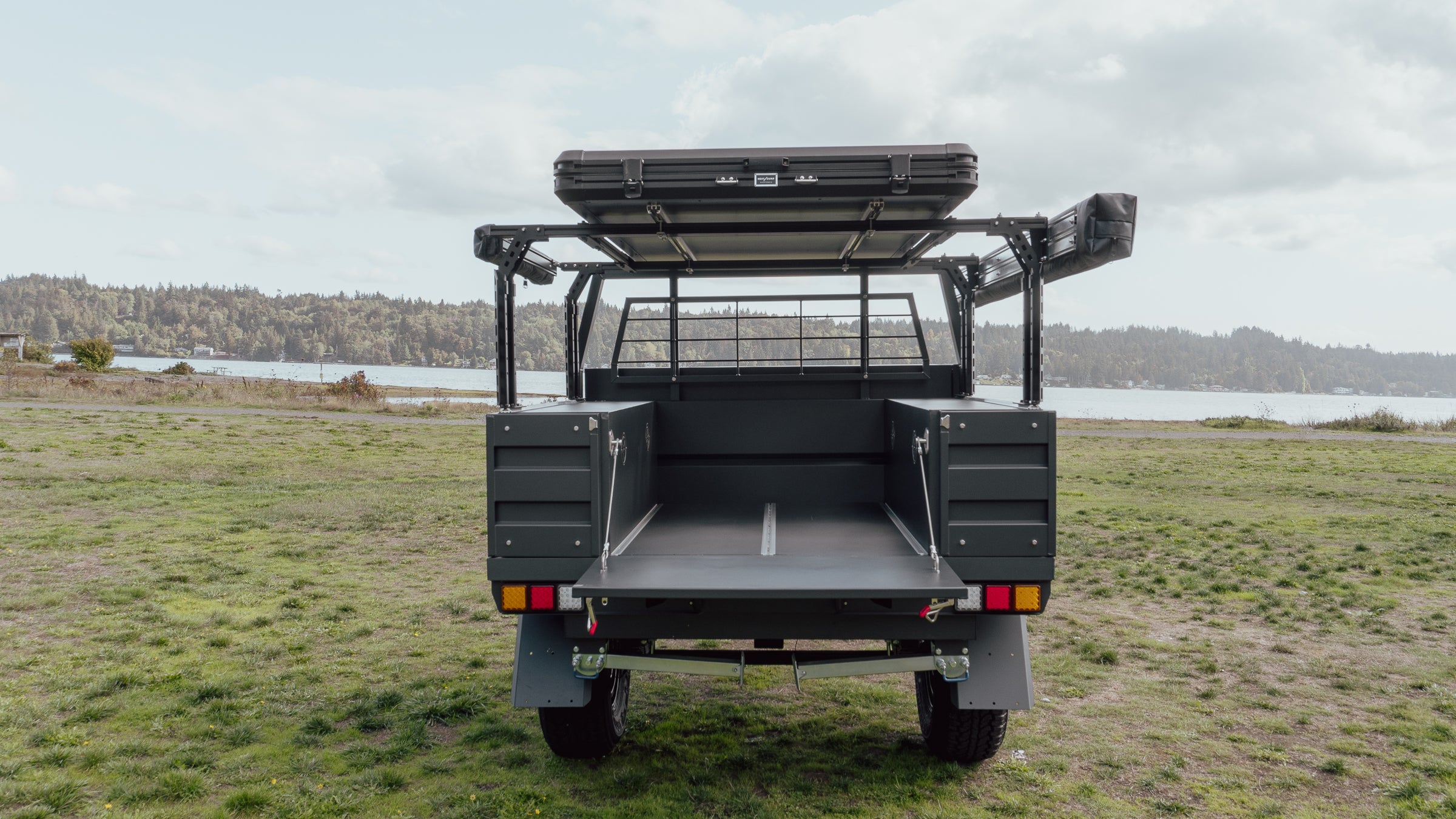 Mid-Size Regular Aluminum Overland Trailer - without Headache Rack
