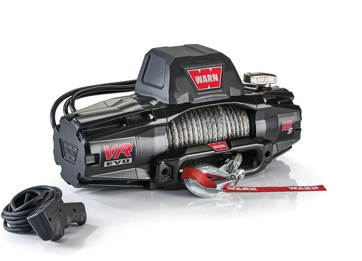 Warn (WAR) 103255 VR EVO 12-S STANDARD DUTY 12,000LB WINCH WITH SYNTHETIC ROPE - 3 Hour Install