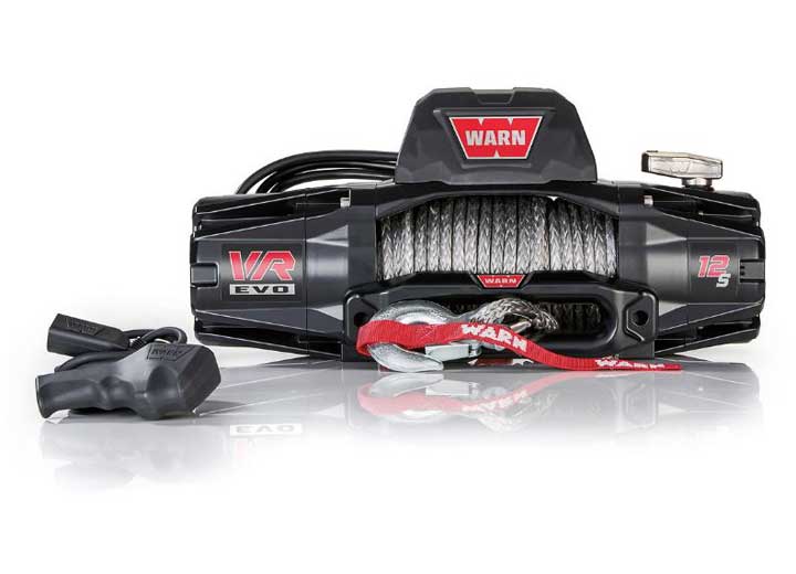 Warn (WAR) 103255 VR EVO 12-S STANDARD DUTY 12,000LB WINCH WITH SYNTHETIC ROPE - 3 Hour Install