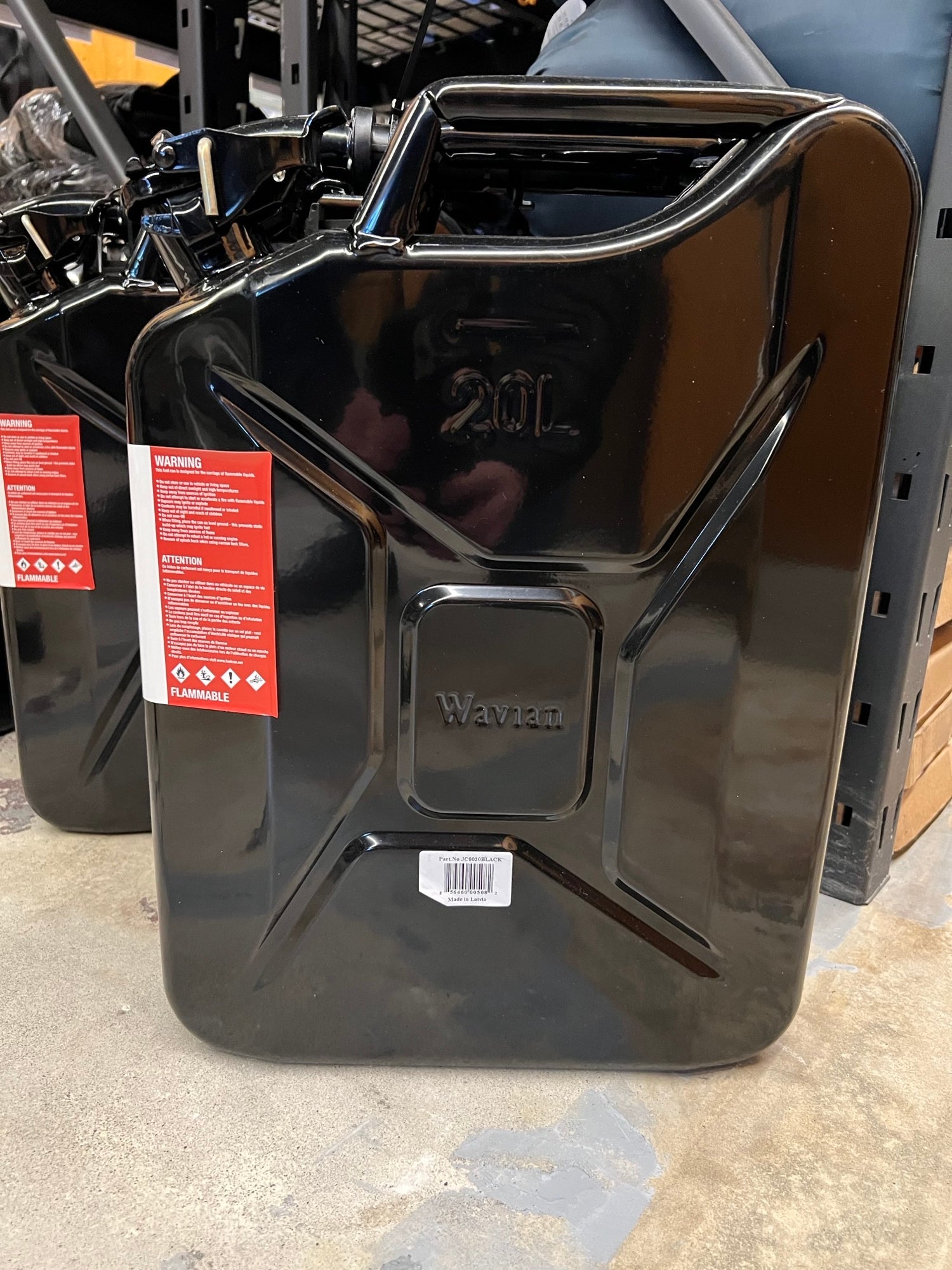 Wavian Fuel Jerry Can 5.3 Gallon - Black - Water - Black - Water - Black - Water - Black - Water - Black - Water - Black - Water - Black - Water - Black - Water - Black - Water - Black - Water - Black - Water - Black - Water - Black - Water