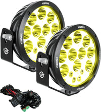Primary Lights - Vision X ADV 8.7" Light Cannons Kit (Pair) Yellow or White