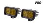 Diode Dynamics SSC2 SAE Yellow Pro Standard LED Pod (pair)