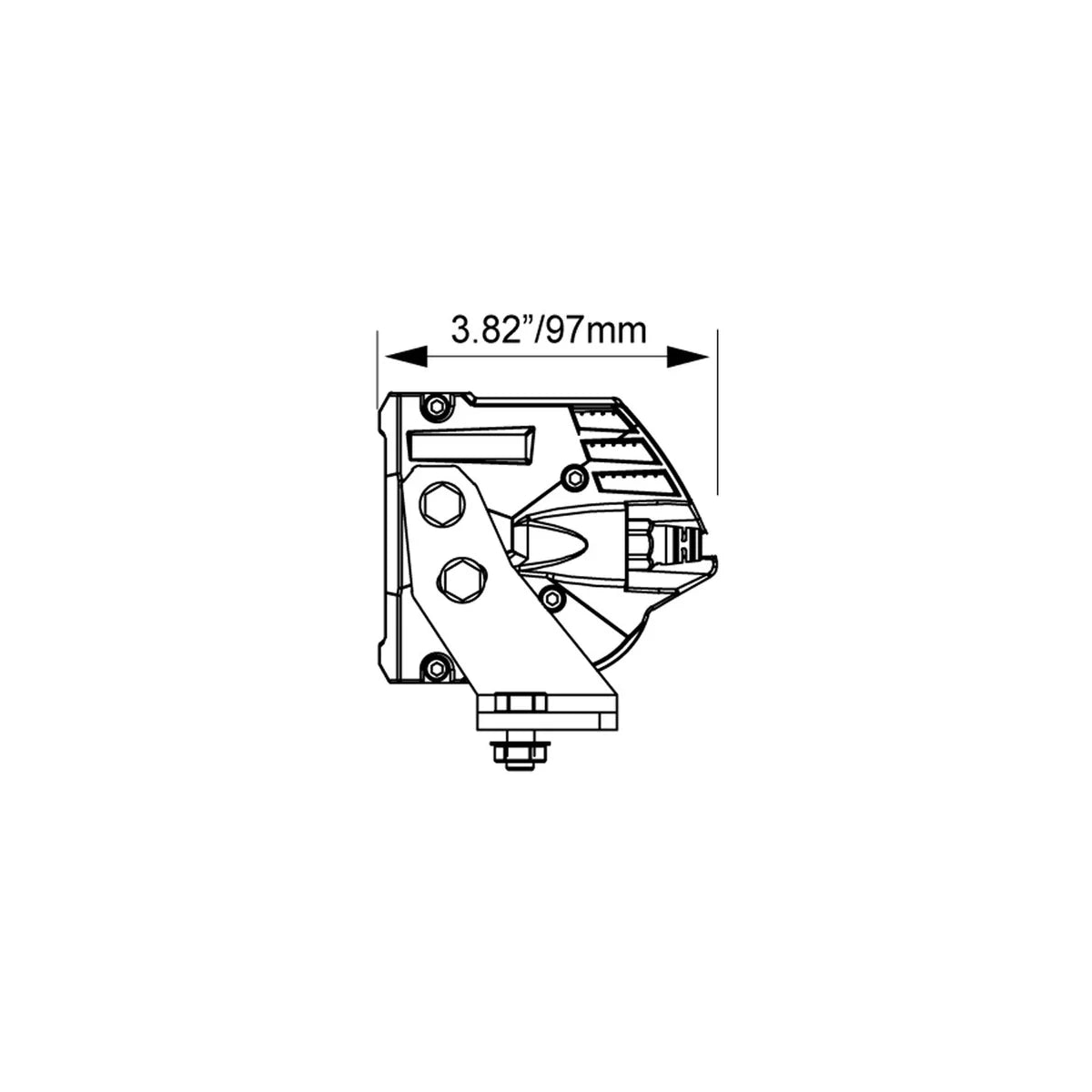 VisionX 30" Shocker Dual Action LED Light Bar | Trail Amber Elliptical