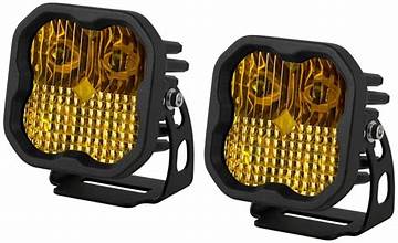 Diode Dynamics - SS3 SAE Yellow MAX LED Pod (pair)