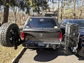 Expedition One RAM 1500 Rear Bumper w/Dual Swing Carrier System 2009-2018
