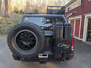 Expedition One RAM 1500 Rear Bumper w/Dual Swing Carrier System 2009-2018