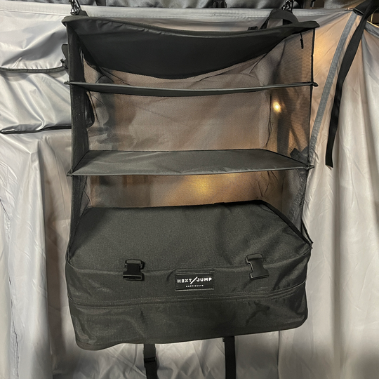 Next Jump Outfitters Portable Hanging Shelves & Pack Bag - Next Jump Outfitters