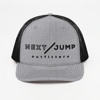 Next Jump Outfitters Mesh Trucker Cap Grey