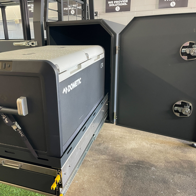 Tongue Box Slide-Out Camp Kitchen for Full-Size Beds
