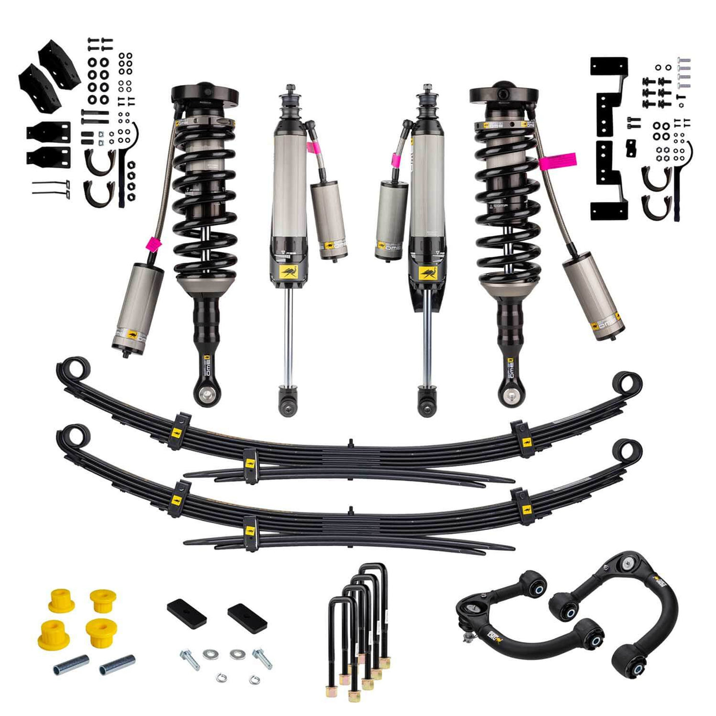 HEAVY LOAD SUSPENSION KIT WITH BP-51 SHOCKS AND UPPER CONTROL ARMS TACBP51HP