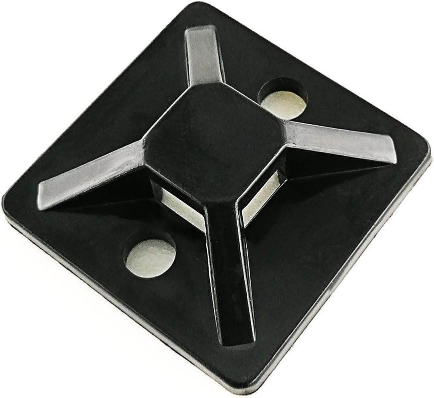 Part - Adhesive-Backed Cable Tie Mounts 100 Pack