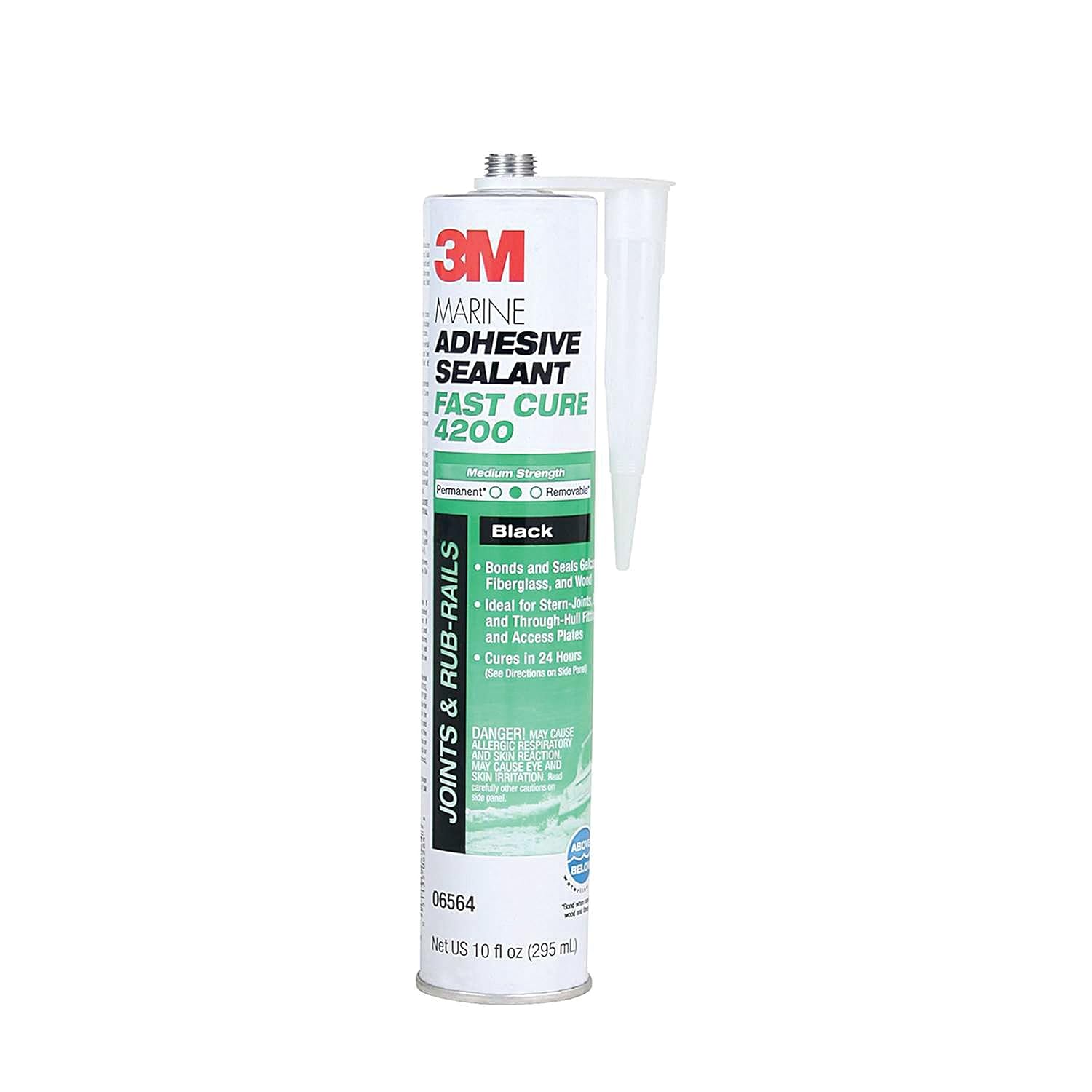 Part - 3M Marine Adhesive/Sealant Fast Cure 4200, 06564, Black