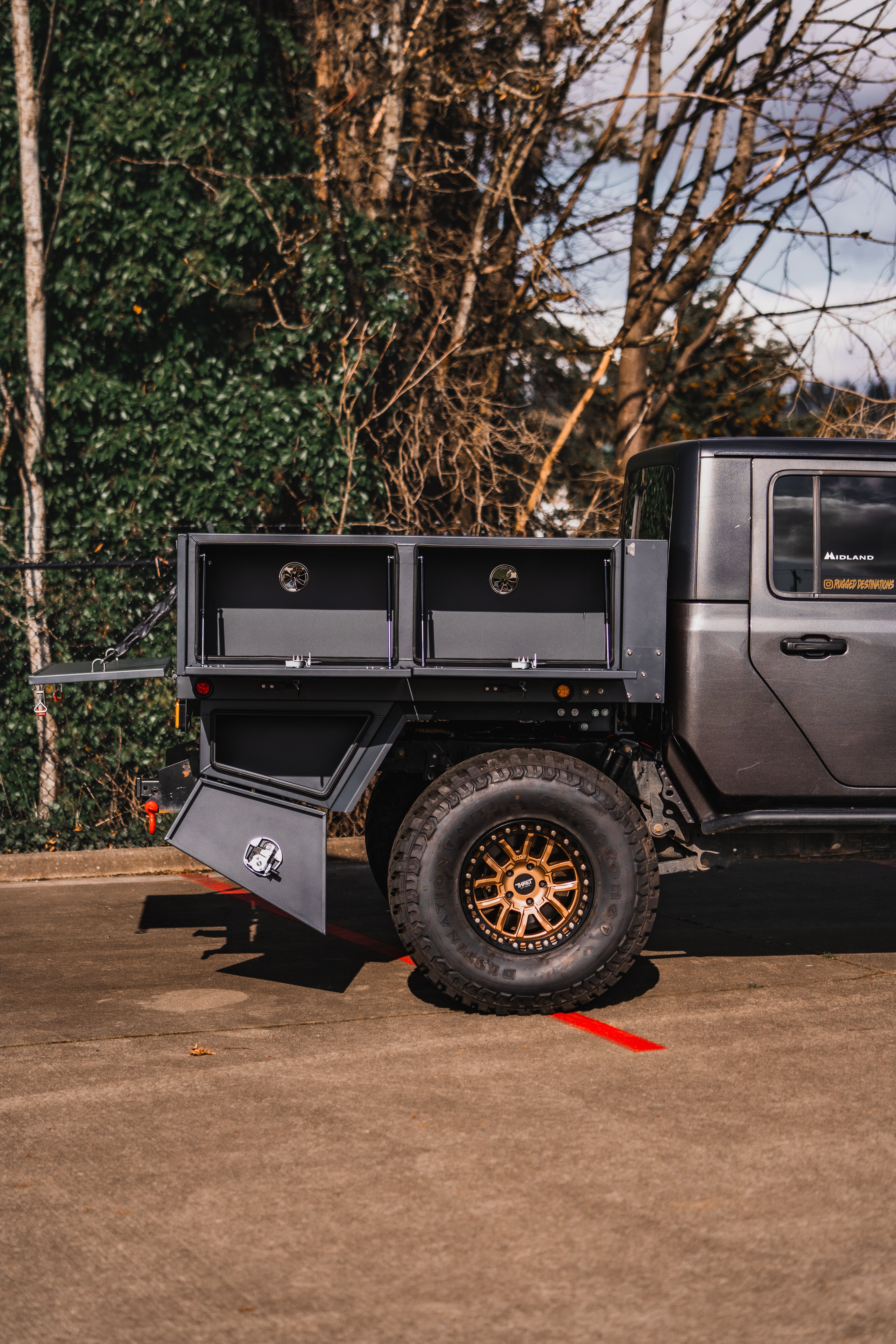 Mid-Size Regular Underbody Rear Box Set of 2