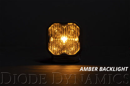 Fog Light - Diode Dynamics SS3 SAE Yellow Pro LED Pod (pair) w/ SAE Fog