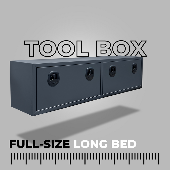 Tool Boxes for Full-Size Long Flatbeds - Set of 2