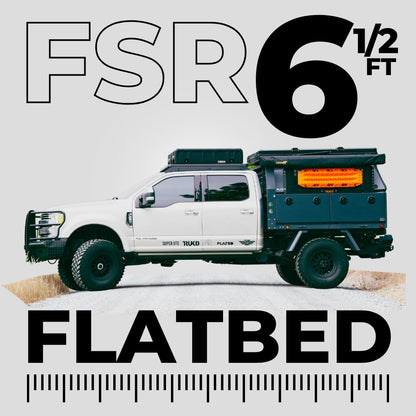 Full-Size Regular Aluminum Flatbed Truck Body ONLY -  Dimensions: 78"L x 86.6"W x 3"H