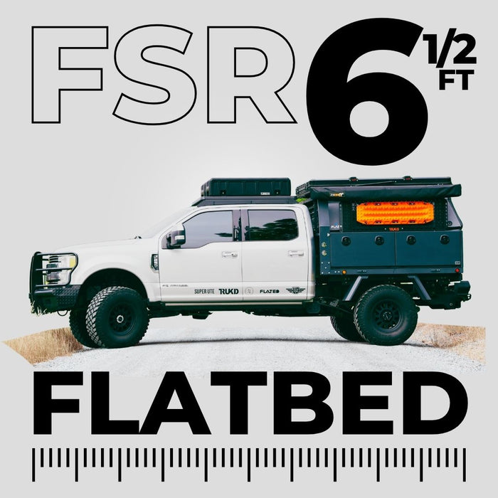 Full-Size Regular Aluminum Flatbed Truck Body ONLY -  Dimensions: 78"L x 86.6"W x 3"H