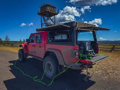 Explore Elevated Electric Locking Truck Top Camper - Mid-Size 6ft Bed