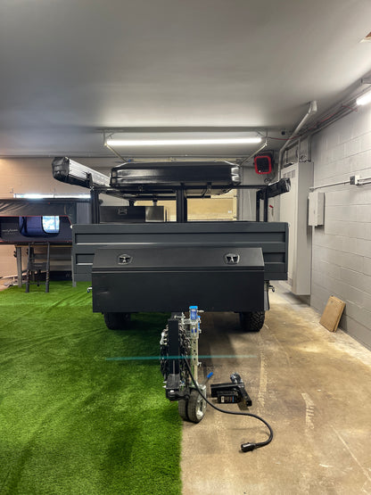 Full-Size Regular Aluminum Overland Trailer - with Headache Rack