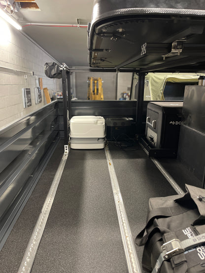 Full-Size Regular Aluminum Overland Trailer - with Headache Rack