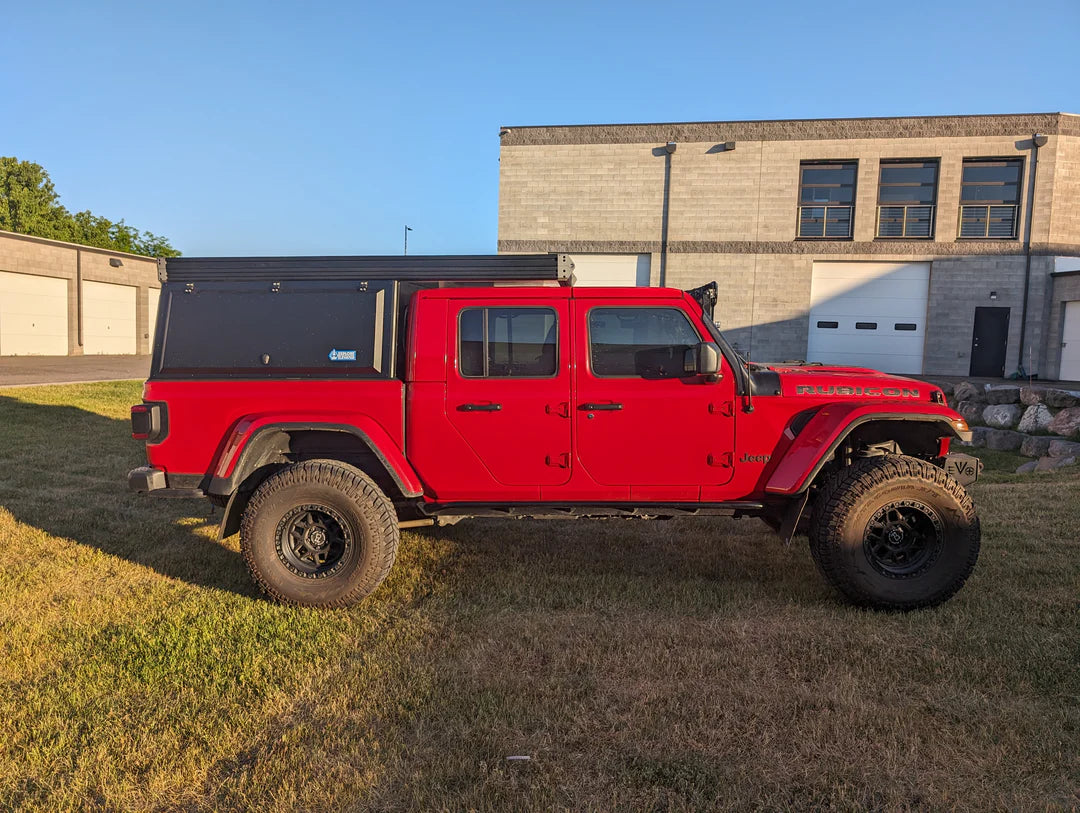 Explore Elevated Electric Locking Truck Top Camper - Mid-Size 6ft Bed