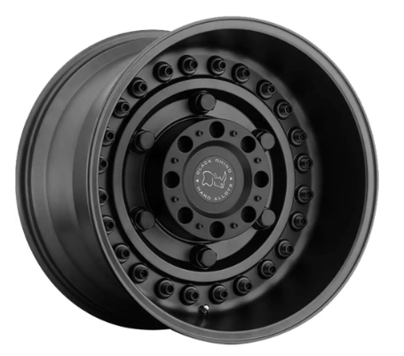 Black Rhino 1795ARY-80067G06 ARMORY GUN BLACK 17X9.5 Backspace: 4.54 Offset -18mm