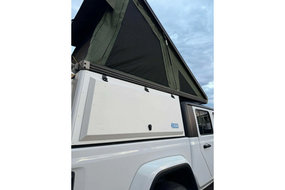 Explore Elevated Electric Locking Truck Top Camper - Mid-Size 6ft Bed