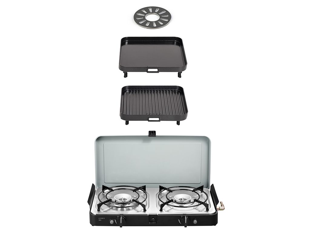 Front Runner 2 Cook 3 Pro Deluxe/ Portable 3 Piece/ Gas Barbeque/ Camp Cooker