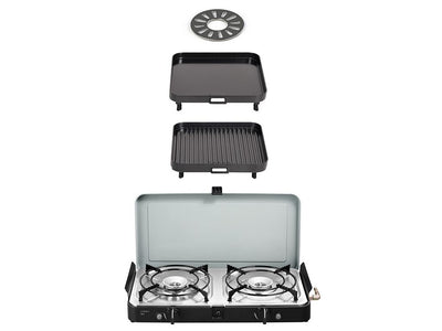 Front Runner 2 Cook 3 Pro Deluxe/ Portable 3 Piece/ Gas Barbeque/ Camp Cooker
