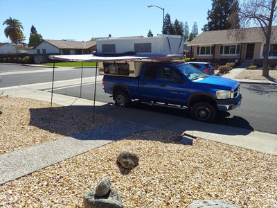 Overland Pros Wraptor 6K- 270 Degree Freestanding Vehicle Mounted Awning - Next Jump Outfitters