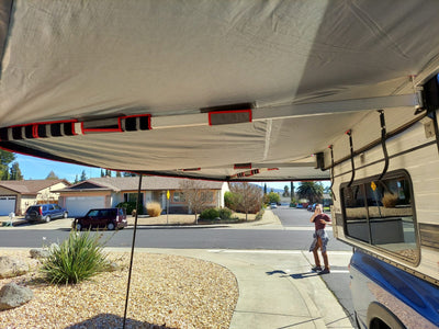 Overland Pros Wraptor 6K- 270 Degree Freestanding Vehicle Mounted Awning - Next Jump Outfitters