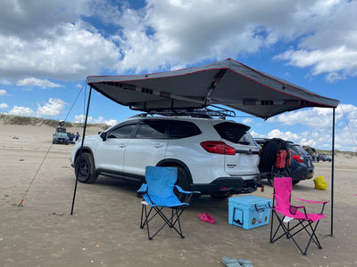 Overland Pros Wraptor 4K- 270 Degree Freestanding Vehicle Mounted Awning - Next Jump Outfitters