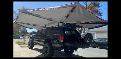 Overland Pros Wraptor 6K- 270 Degree Freestanding Vehicle Mounted Awning - Next Jump Outfitters