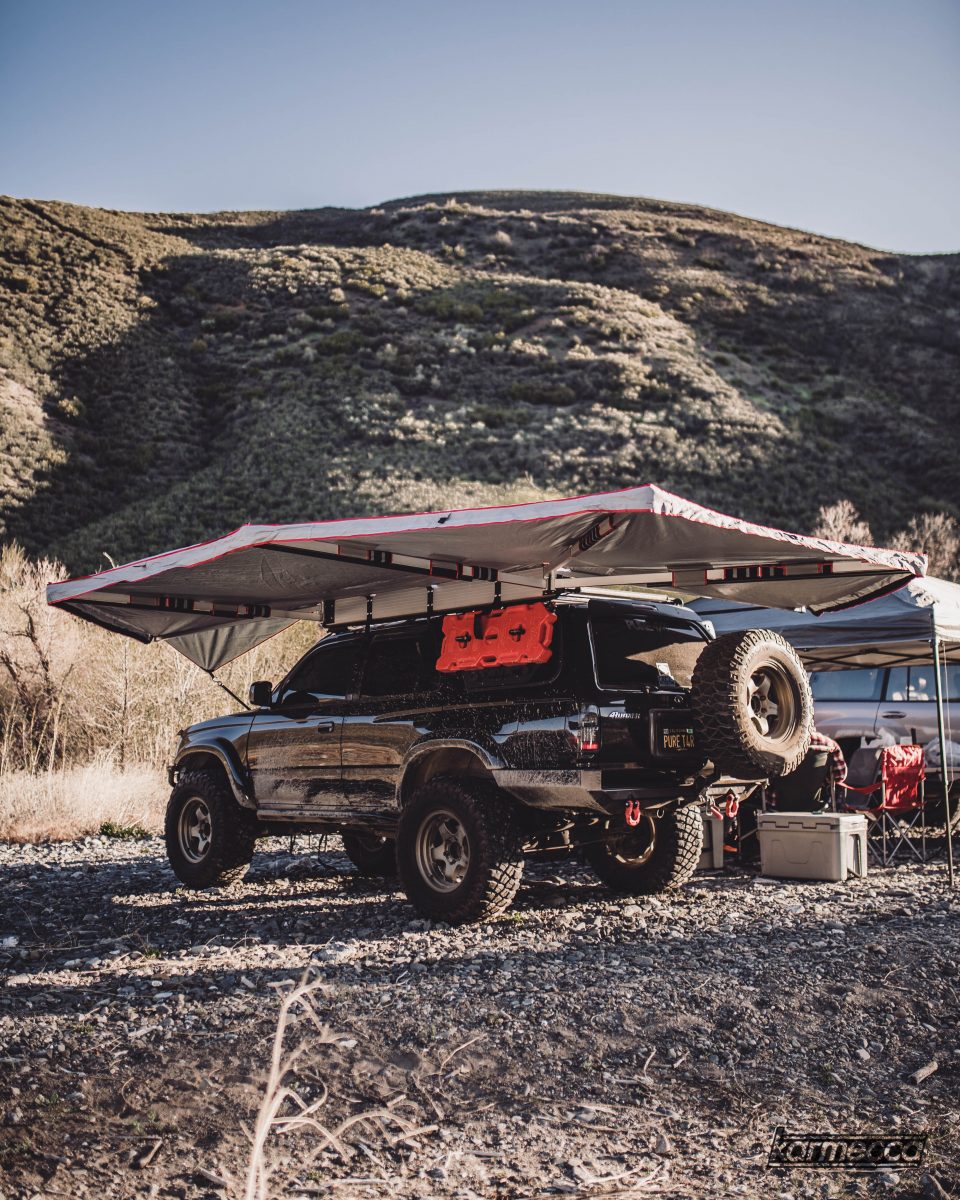 Overland Pros Wraptor 6K- 270 Degree Freestanding Vehicle Mounted Awning - Next Jump Outfitters