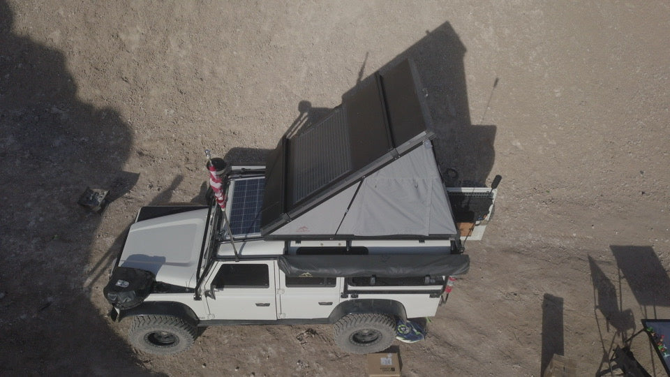 Overland Pros Baja Vertical Wedge Roof Top Tent - Next Jump Outfitters