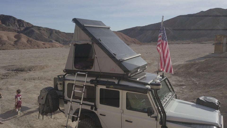 Overland Pros Baja Vertical Wedge Roof Top Tent - Next Jump Outfitters