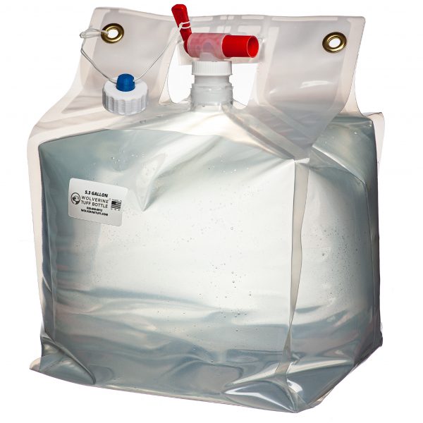 5.3 Gallon Wolverine Tuff Bottle with 18mm Fast Flow Spout Accessory - Next Jump Outfitters
